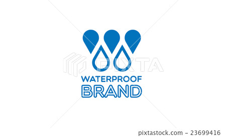 Water drops vector logo design Water drops vector logo design 23699416