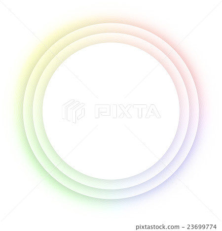 Center circle _ white _ rainbow _ a _ 01 23699774