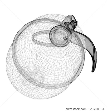 Single grenade with copy space 23700131