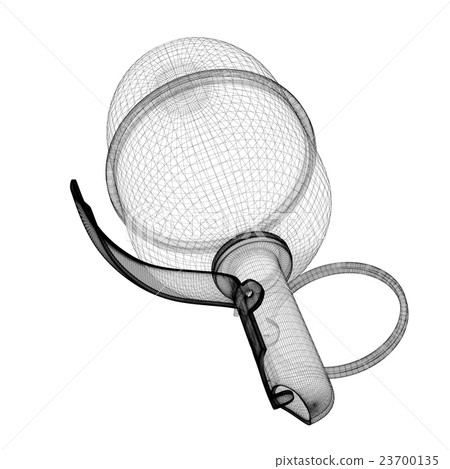 Single grenade with copy space 23700135