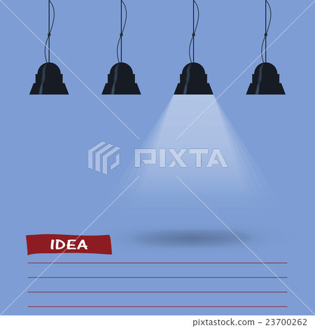 background is lit by lamps. concept of the idea. background is lit by lamps. concept of the idea. 23700262