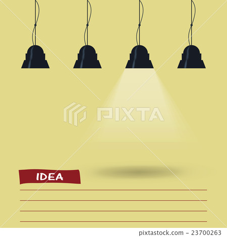 background is lit by lamps. concept of the idea. background is lit by lamps. concept of the idea. 23700263