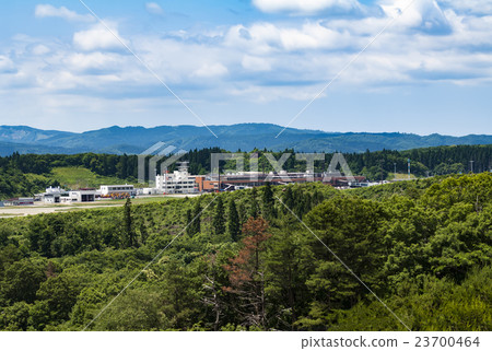 View of Akita Airport from the runway side 23700464