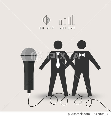 vector illustration of businessman interviewed vector illustration of businessman interviewed 23700597