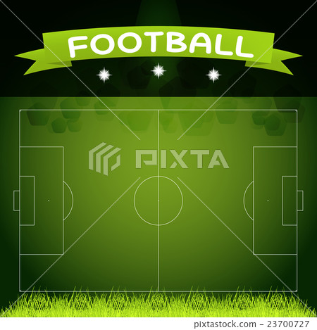 vector image of the size of a football field  23700727
