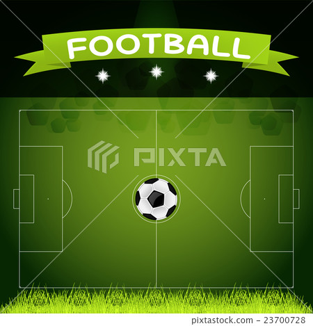 vector image of the size of a football field  23700728