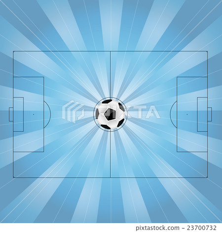vector image of the size of a football field  23700732