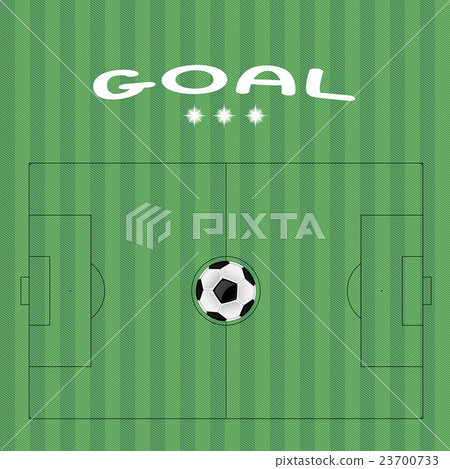 vector image of the size of a football field  23700733