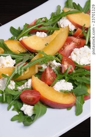 Salad with Peaches Salad with Peaches 23701129