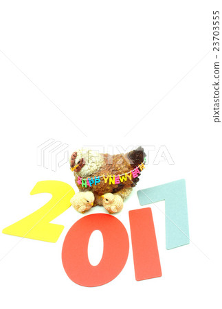 新年賀卡材料/公雞年 23703555