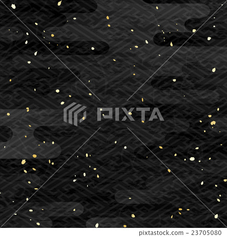 Japanese black background pattern background 23705080
