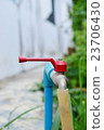tab, old hose and blue pipe 23706430
