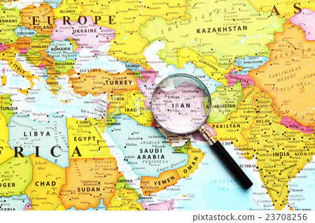 World map · Iran 23708256