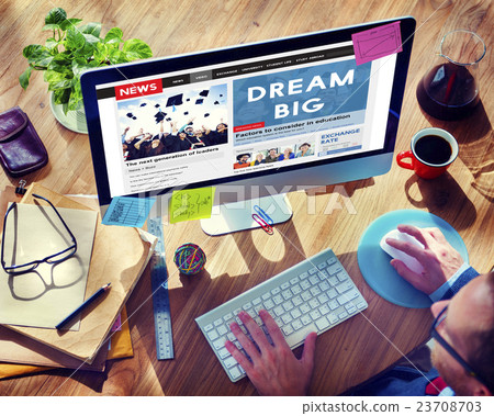 Dream Big Dreaming Dream Believe Goal Hopeful Concept 23708703