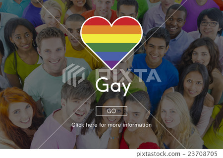 LGBT Equal Rights Rainbow Symbol Concept 23708705