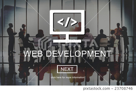 Web Development Javascript Process Software Concept 23708746