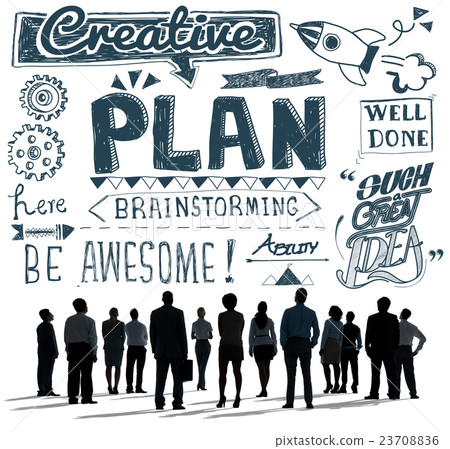Plan Planning Vision Strategy Tactics Process Concept 23708836