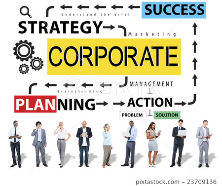 Corporate Connection Collaboration Teamwork Concept 23709136