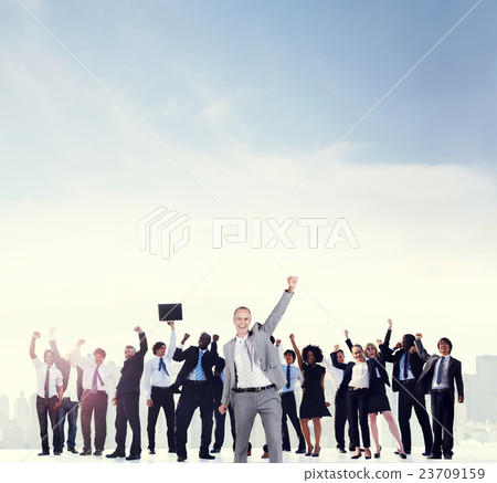 Business People Corporate Celebration Success Concept 23709159