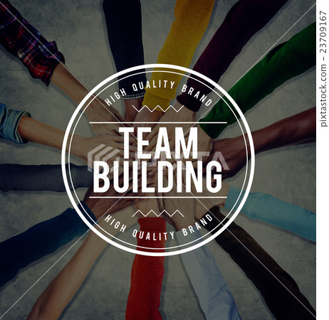 Team Building Collaboration Connection Corporate Teamwork Concept 23709167