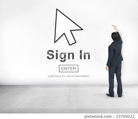 Sign In Registration Contact Subscribe Concept 23709222