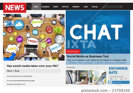 Chat Communication Social Media Networking Concept 23709288