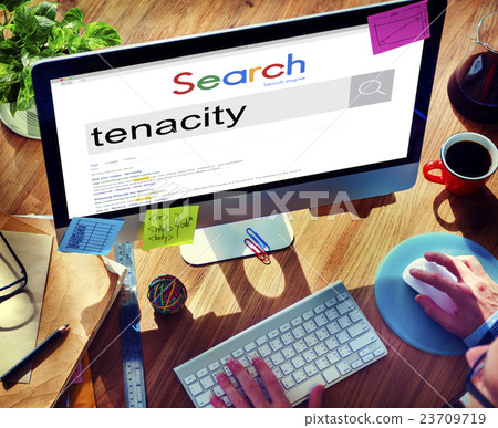 Tenacity Doggedness Persistence Steadfastness Purpose Concept 23709719