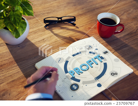 Profit Strategy Growth Business Finance Concept Profit Strategy Growth Business Finance Concept 23709767