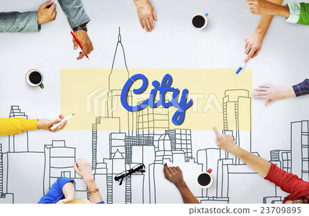 Business Team Meeting Brainstorming Planning Concept Business Team Meeting Brainstorming Planning Concept 23709895