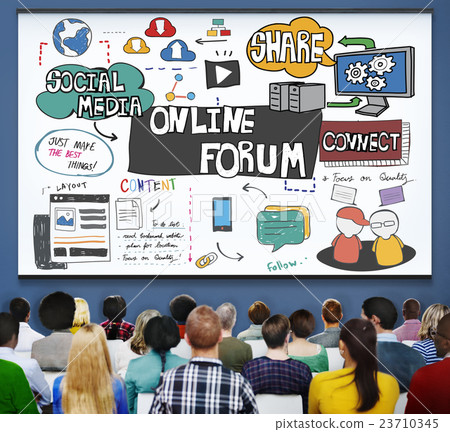 Online Forum DIscussion Communication Connection Concept Online Forum DIscussion Communication Connection Concept 23710345