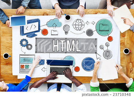 Homepage Domain HTML Web Design Concept Homepage Domain HTML Web Design Concept 23710348