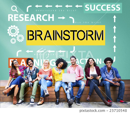 Brainstorm Meeting Planning Sharing Thinking Concept Brainstorm Meeting Planning Sharing Thinking Concept 23710548
