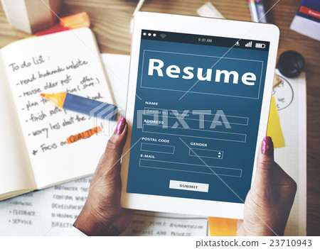 Resume CV Recruitment Employment Concept Resume CV Recruitment Employment Concept 23710943