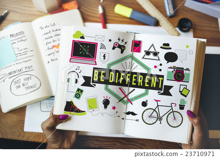 Be Different Ideas Significant Effect Change Difference Concept 23710971