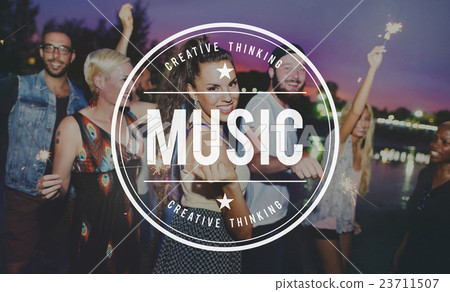 Stock Photo: Music Rhythm Art Of Sound Playing Concfept