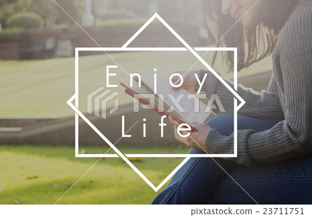 Life Enjoyment Happiness Satisfaction Concept 23711751