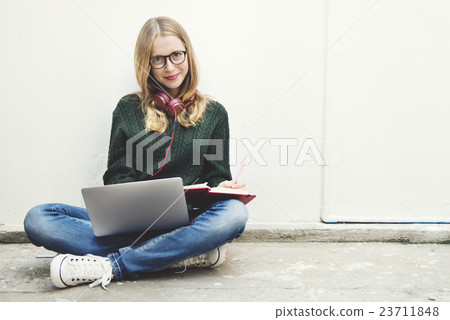 Digital Device Learning Studying Internet Casual Concept Digital Device Learning Studying Internet Casual Concept 23711848