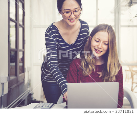 Digital Device Learning Studying Internet Casual Concept 23711851