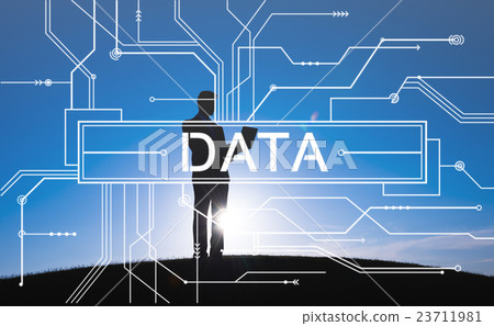 Data Online Technology Internet Circuit Board Concept 23711981