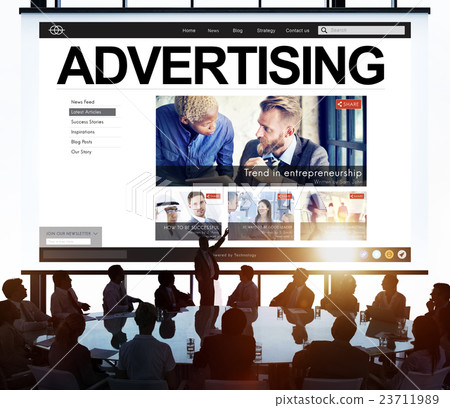 Advertising Campaign Promote Branding Marketing Concept Advertising Campaign Promote Branding Marketing Concept 23711989