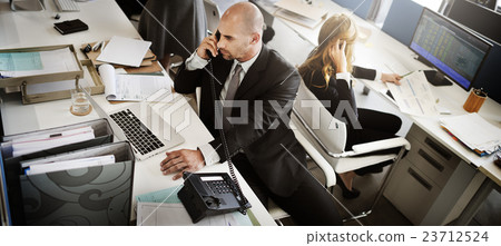Business Team Finance Stock Exchange Busy Cocnept 23712524
