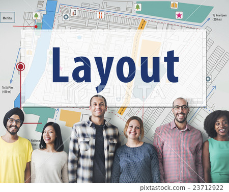 Layout Design City Plan Location Concept 23712922