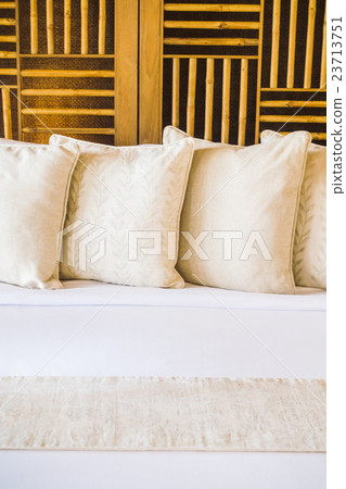 Pillow on bed Pillow on bed 23713751