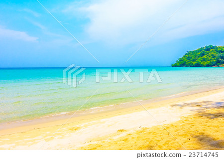 Beach and sea Beach and sea 23714745