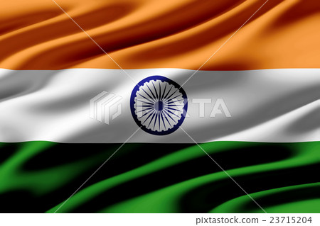 Crumpled Indian flag closeup texture background... - Stock Illustration  [23715204] - PIXTA