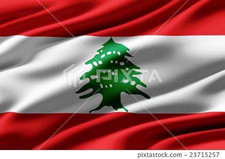 Wrinkled Lebanon flag closeup texture background (High resolution 3D CG rendering ∕ coloring illustration) Wrinkled Lebanon flag closeup texture background (High resolution 3D CG rendering ∕ coloring illustration) 23715257