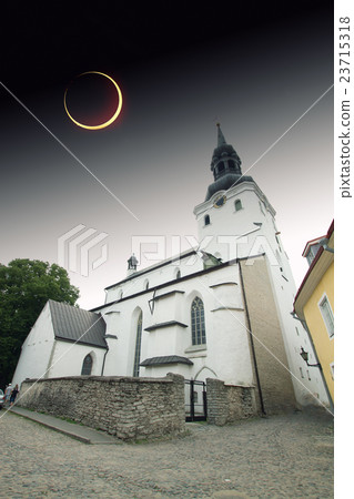 solar eclipse in Tallinn 23715318