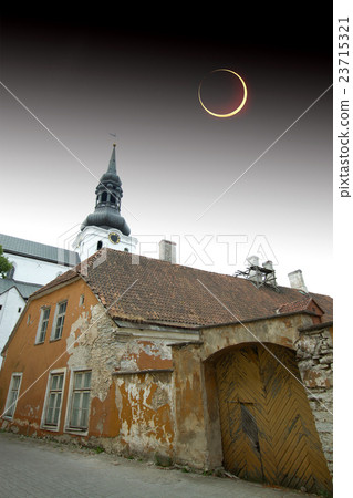 solar eclipse in Tallinn 23715321