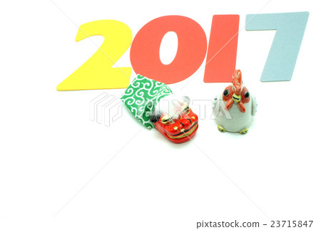 New Year's card material New Year's card material 23715847