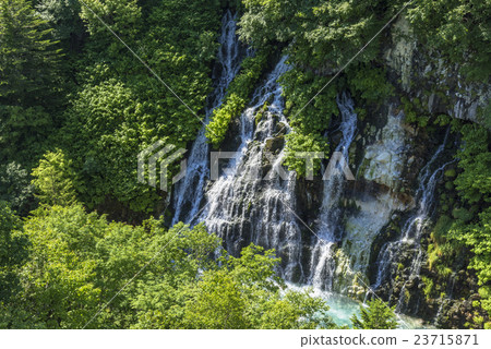 Shirahige waterfall of Biei Shirogane Town Shirahige waterfall of Biei Shirogane Town 23715871